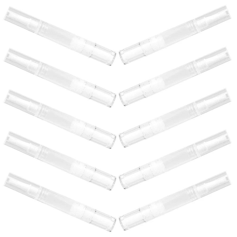 10pcs 5Ml Makeup Dispensing Pen Refillable Container For Foundation Lip Gloss Essential Oil Travel Applicator Empty