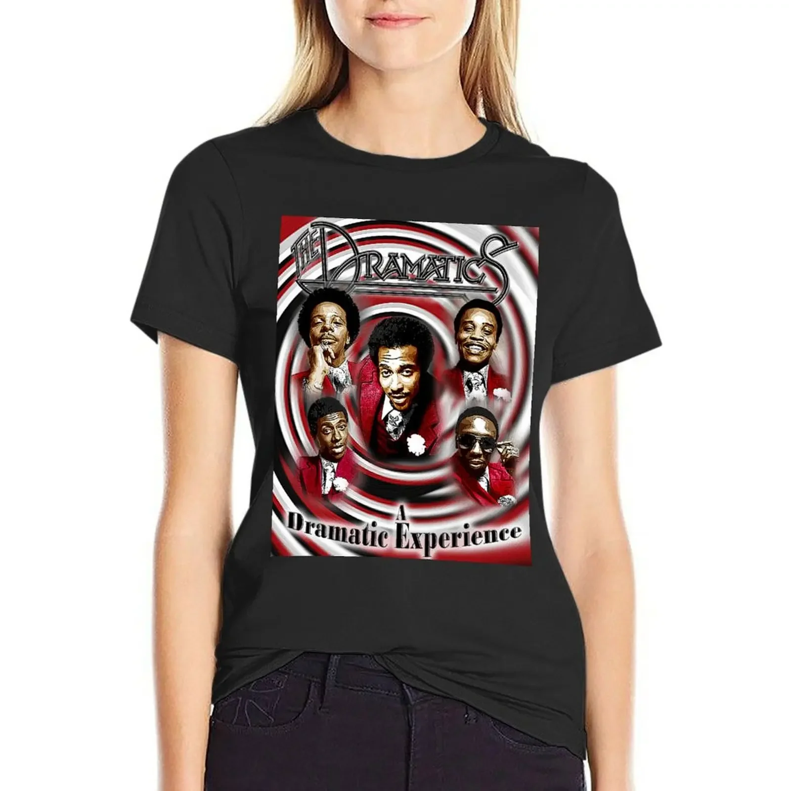 

The Dramatics A Dramatic Experience D-8 Poster T-Shirt funny Female clothing t-shirt dress for Women graphic