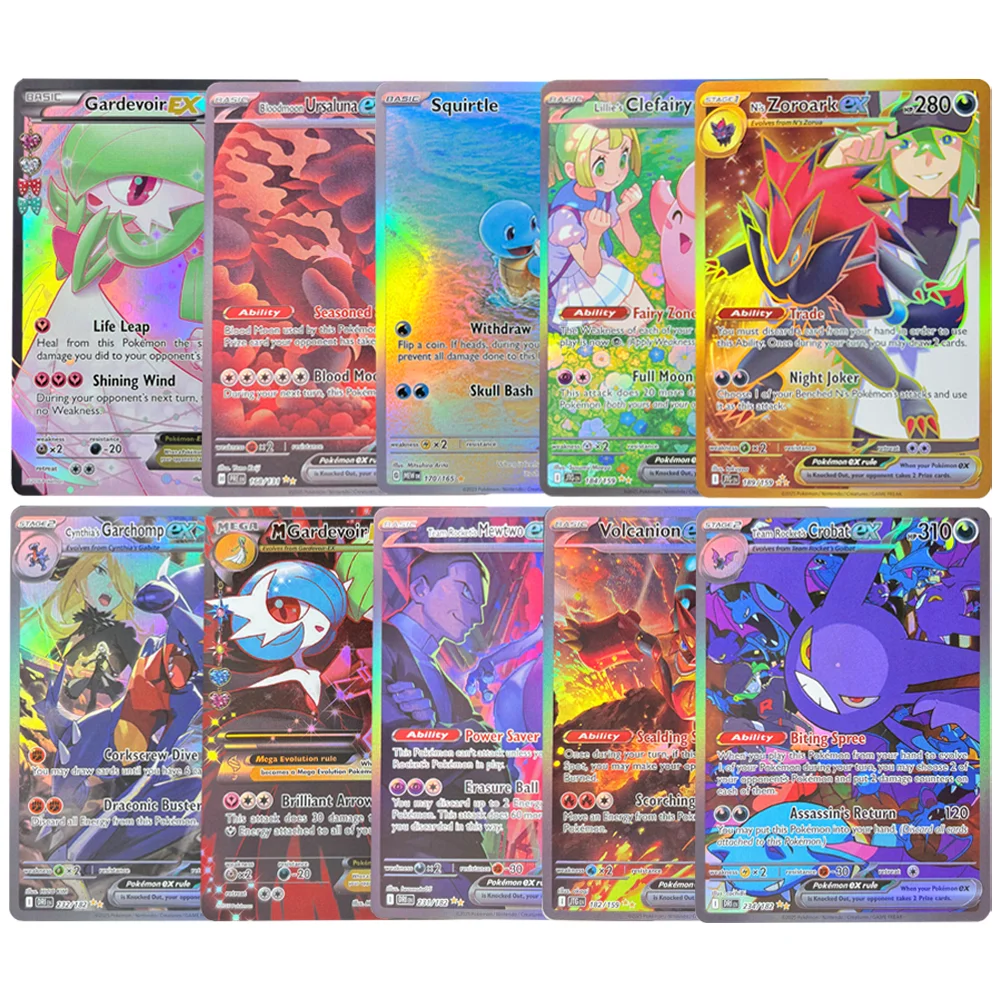 

PKM Proxy Cards Ho-Oh ex Zoroark Giratina PKM ex rule Blastoise Foil Holographic Cards PTCG Collection Battle Cards Toys Gifts