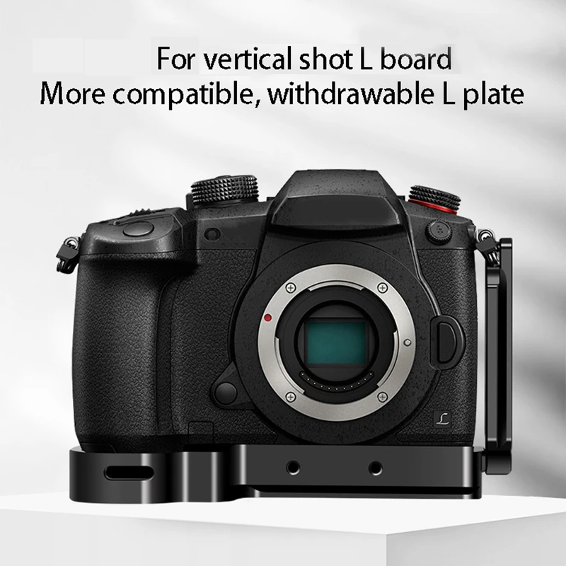 Dedicated L-Bracket Plate for Panasonic Gh4 Gh5 Gh5S Camera Cage L Plate Vertical Slr Quick Release Plate