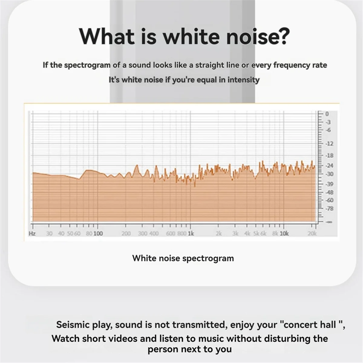 SMIEA Bluetooth Sleep Sound Machine Bone Conduction ลําโพงหมอนภายใต้ White Noise Sleep Monitor ลําโพง Bluetooth Sleep