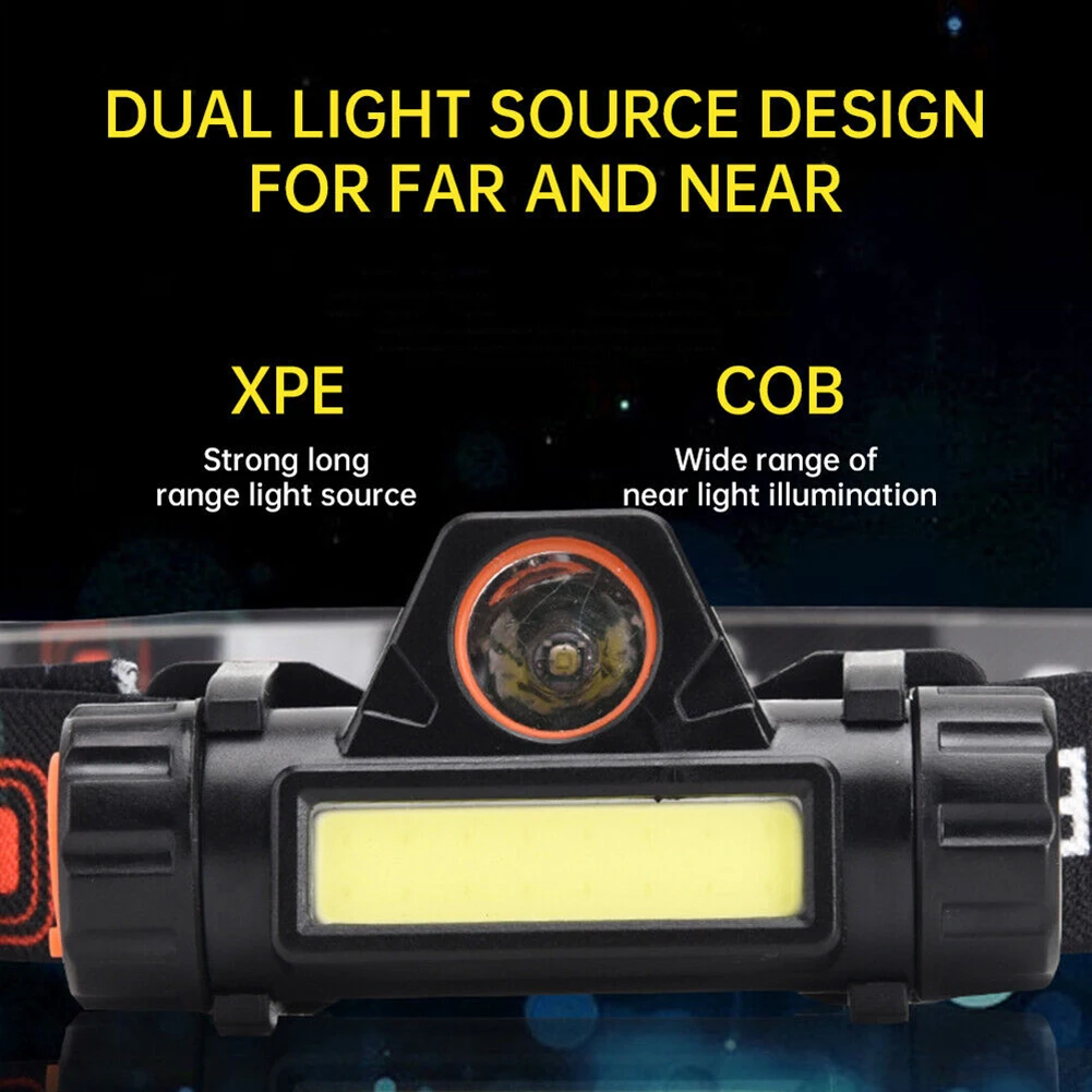 Welding Helmet Welder Mask Headlamp With USB Rechargeable Automatic Dimming Electric Welding Headlight For Arc Weld Grind Cut