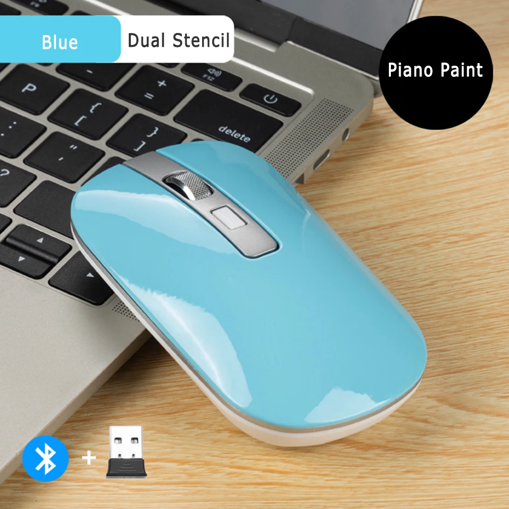 Mouse ergonômico recarregável sem fio, Muizen Draadloze