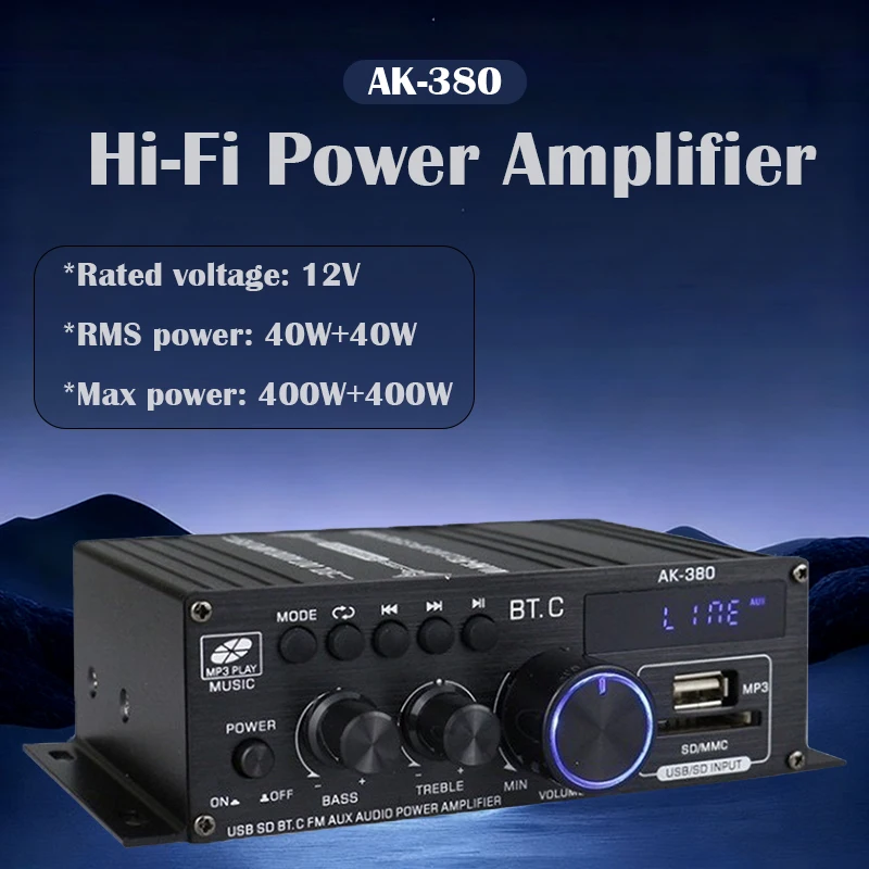 AK380 Mini Audio Po…