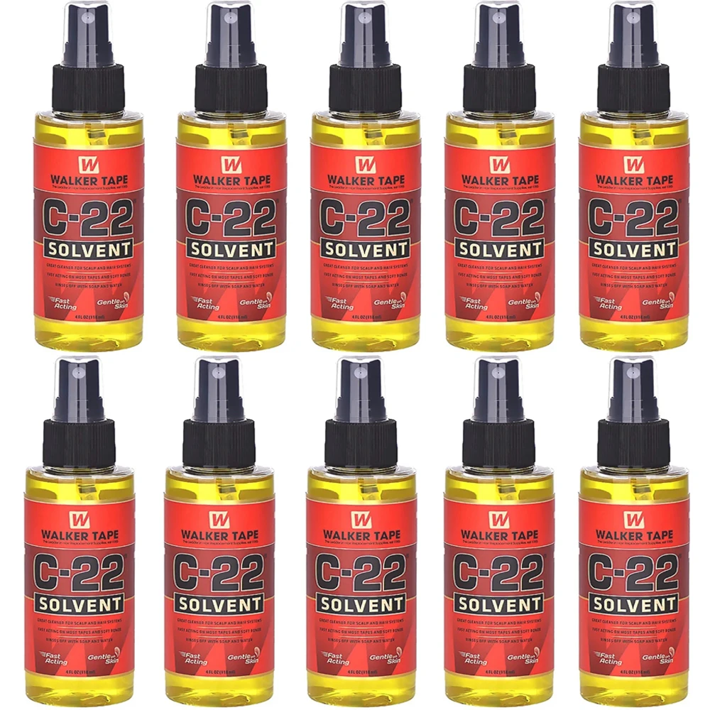 

Оптовая продажа, 5 шт. C-22 Solvent By Walker Tape Remover Ultra Hold Glue for Toupee 15 мл Walker Tape Людские волосы Парики Спрей с кисточкой