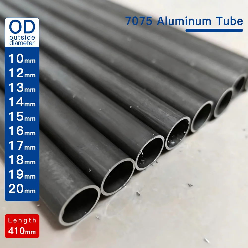 

7075 aluminum tube outer diameter 10-20mm high-precision aviation ultra hard aluminum alloy hollow tube tent pole