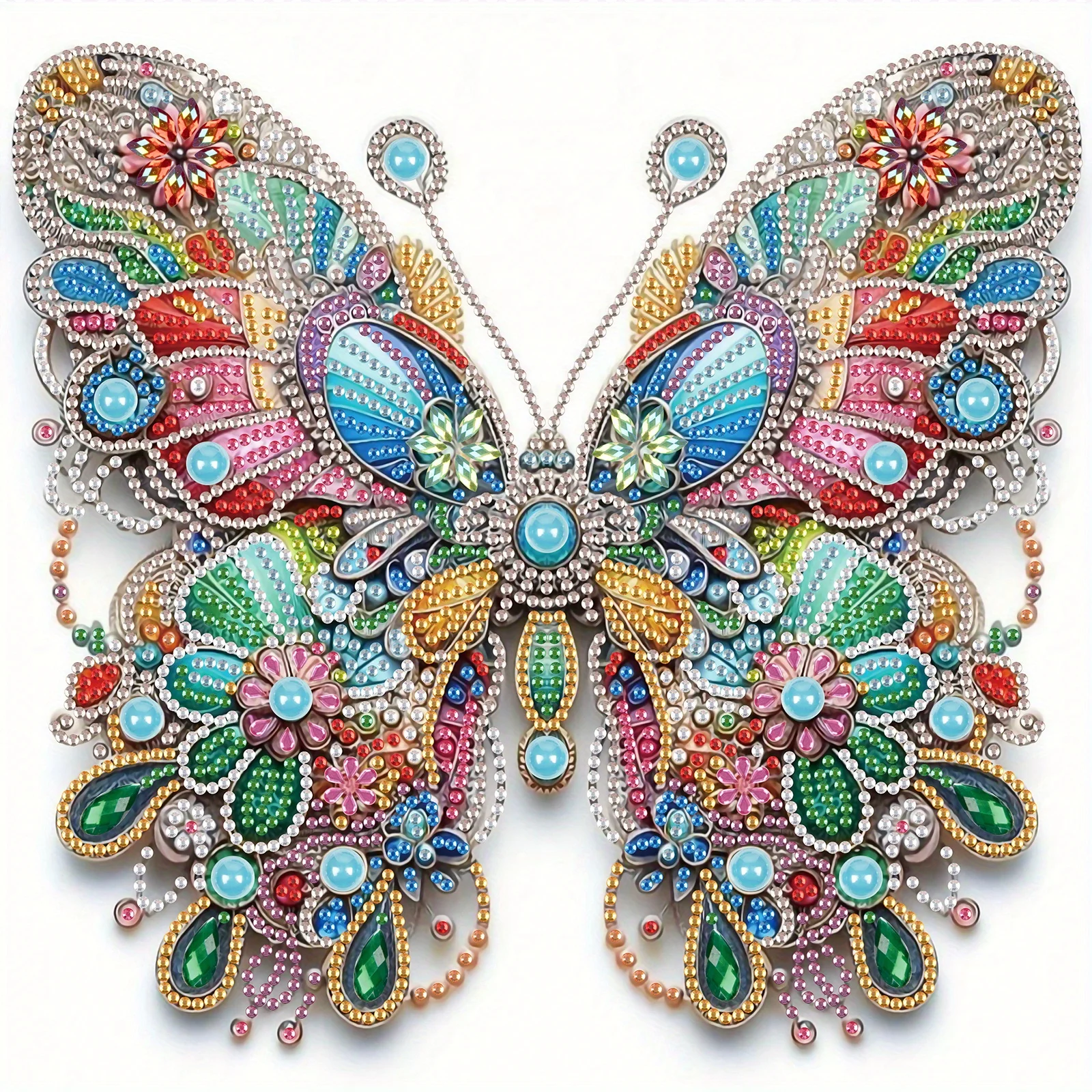 Diamond Art Painting Kits for Adults, DIY Butterfly Special Shape Diamond Art Kits, Diamond Gem Art Painting for Wall Decoration