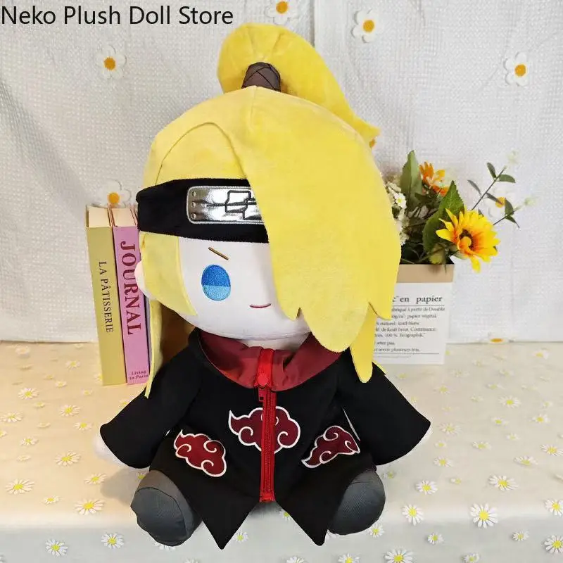 

Deidara Game Anime Cosplay Plush Stuffed Cotton Cute Body Change Clothes Doll Dress Up Toys Cushion 40CM