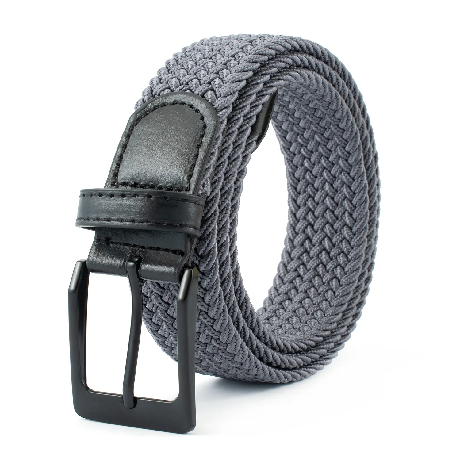 Man Belt cinto casual Alloy Needle Buckle Woven Elastic BreathableElastic Pants cinto para homem