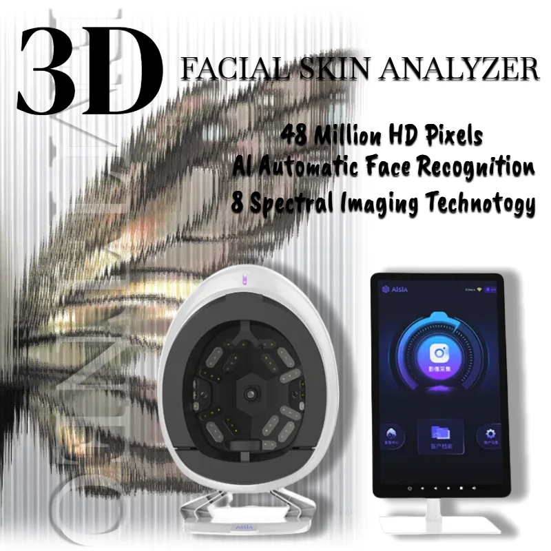 

Q2 3D Magic Mirror Анализатор кожи Анализ обнаружения кожи Оборудование для влаги Портативный сканер лица Машина для анализа кожи