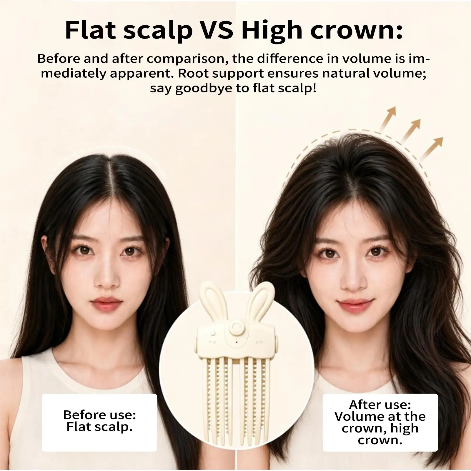 Rechargeable Heated Hairpin High Crown Wireless Electric Hair Clips Curling Fixed Shape LazyStyle Clip Fluffy Hair Roller 4