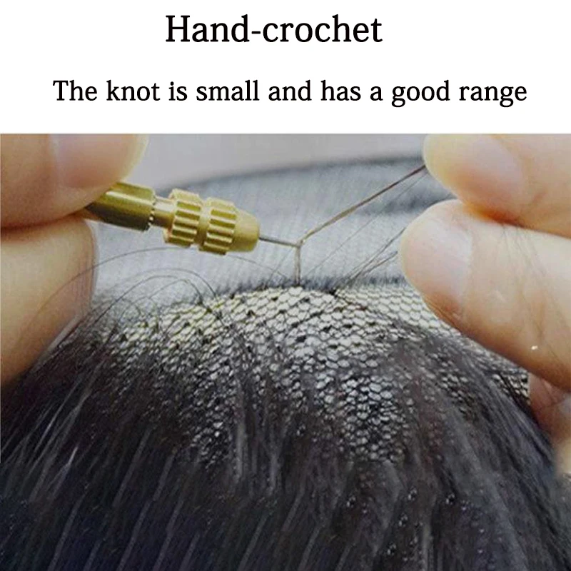 Pelo liso negro tejido a mano, pelo sintético frontal de encaje de alta definición 13 × 4, adecuado para peluca de Halloween para fiesta diaria de mujer