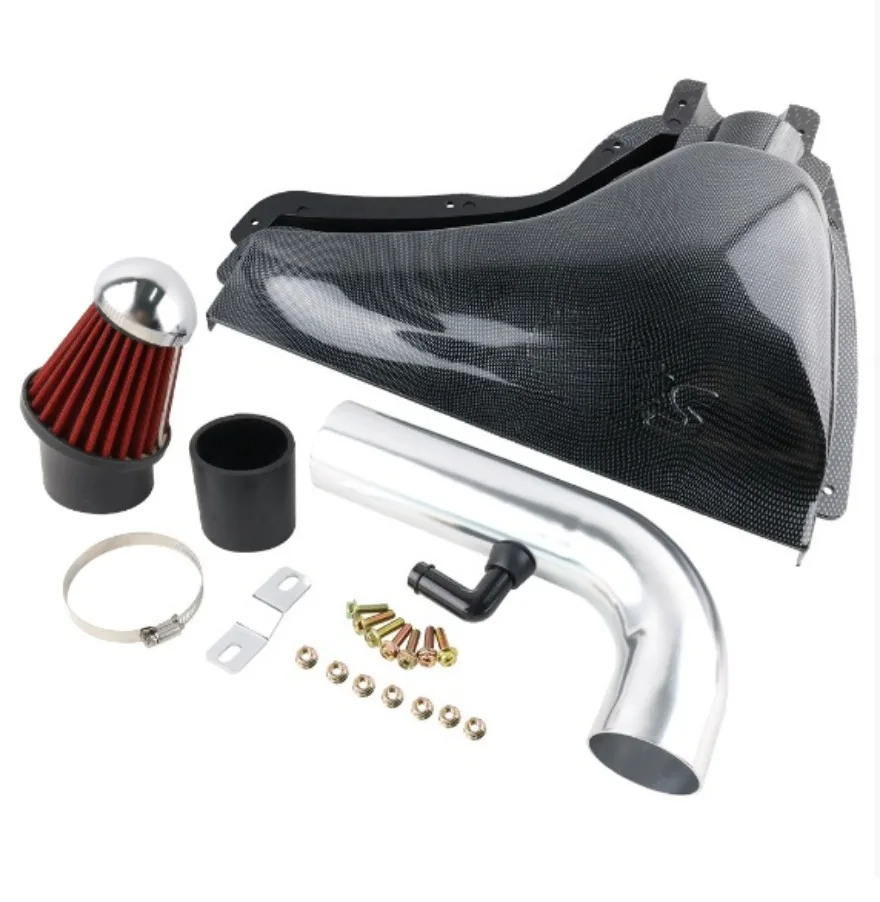 

Cold Air Inlet Systems Intake Box Air Filter Air Intake System Carbon Fiber Style Heat Shield Filter For Peugeot 106 206 306 VTS