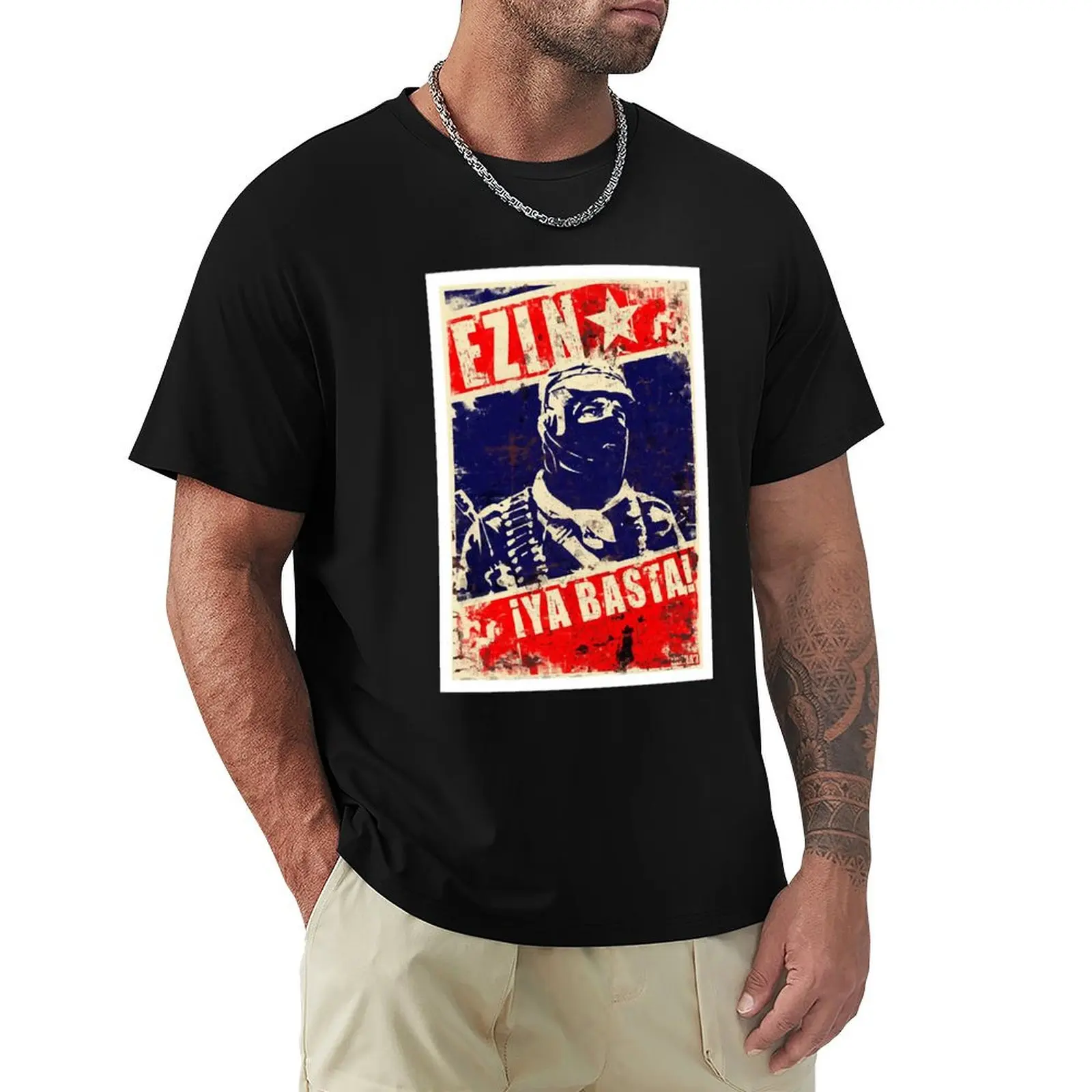 Mens My Favorite EZLN Subcomandante Marcos T-Shirt Holiday All Match T-Shirt
