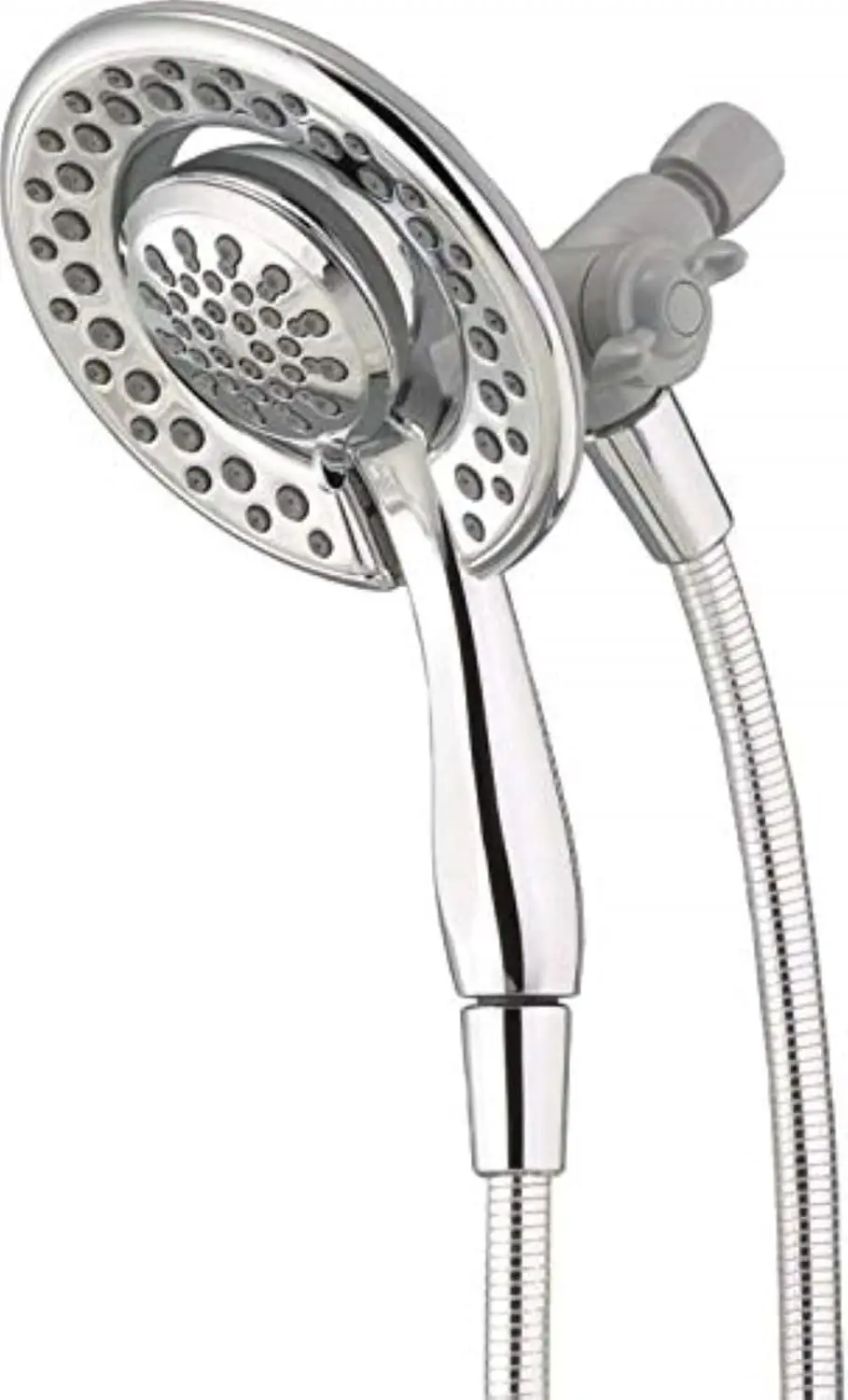 

Dual Shower Head with Handheld Spray, Chrome Finish, 4 Spray Settings, 1.75 GPM Flow Rate
