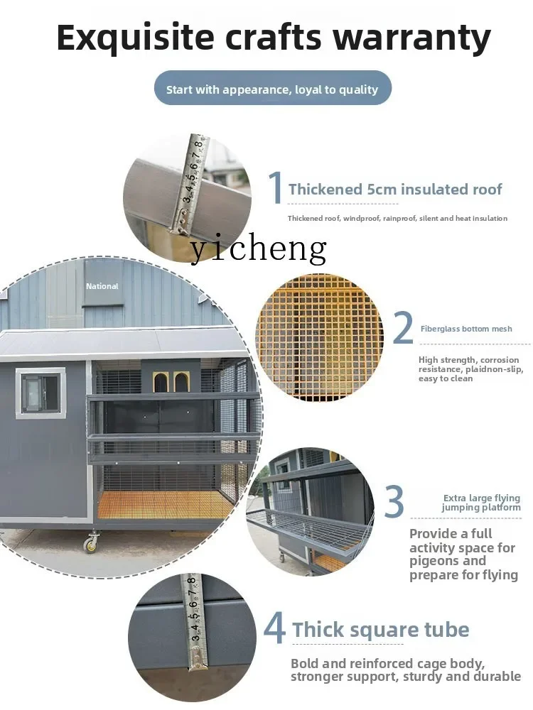 outdoor pigeon cage pigeon shed pigeon shed thermal insulation oversized household large special cage
