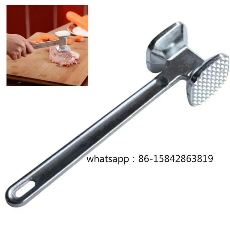 1PC Zinc Alloy Meat Tenderizer Hammer Mallet Tool for Pounding Beef Steak Chicken Pork Meat Hammer Kitchen Tool