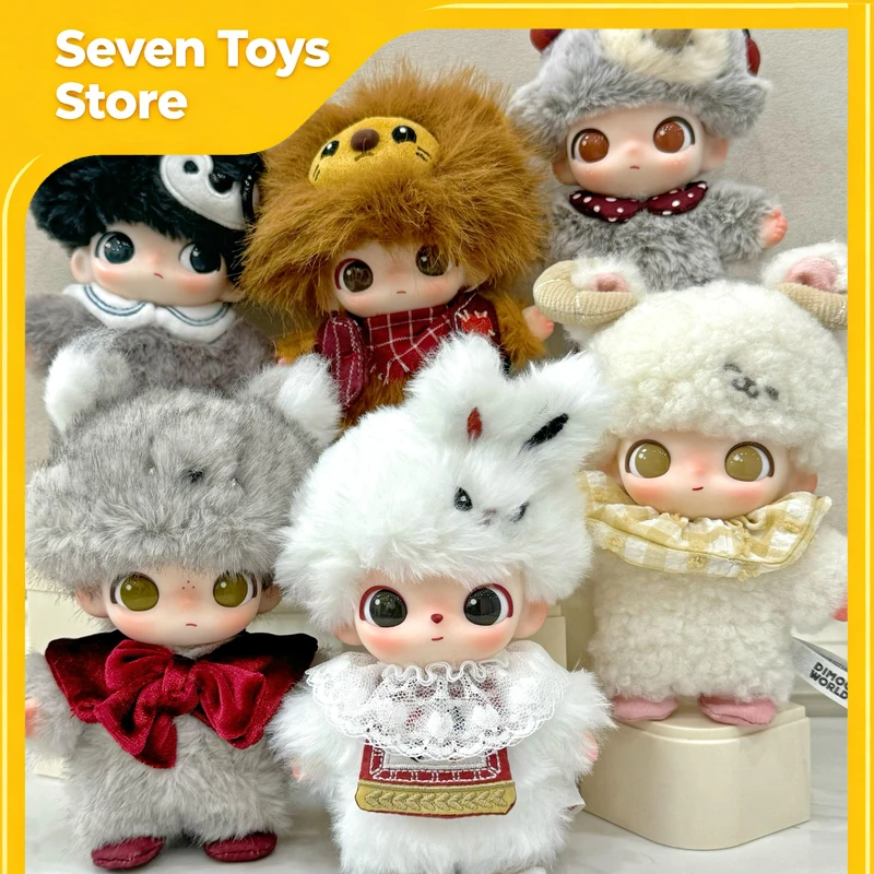 

14 см Dimoo The Secret Theatre Club Series Mystery Box: Милая коллекционная виниловая плюшевая игрушка-брелок Dimoo Blind Box для украшения рюкзака, подарок