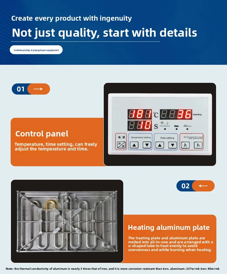 Lower Heat Pneumatic Single Station Glue Stripping Machine, Computer Embroidery Factory Special Lower Heating Embroidery Film