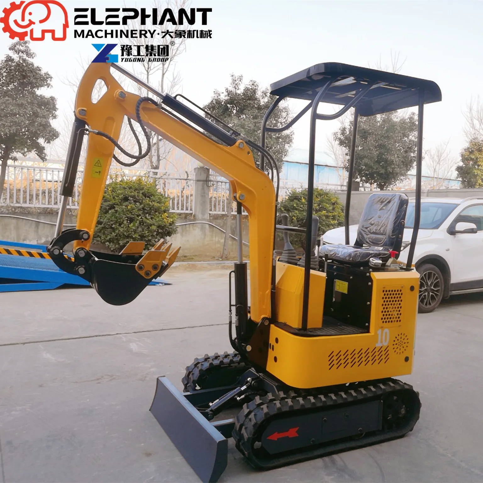 Mini Excavator Smooth Running Comfortable Mini Excavator Residential Community Renovation Mini Excavator