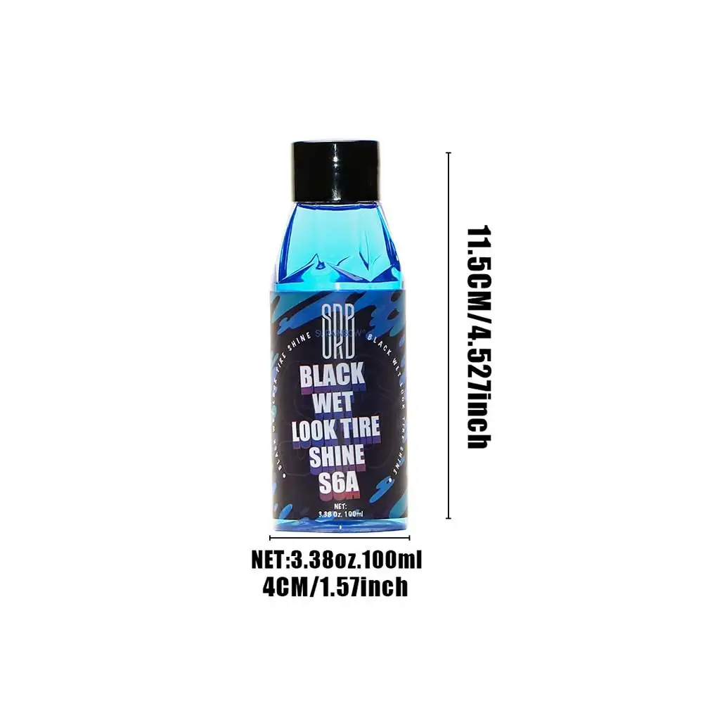 1pc Universal Car Tyre Cleaning Polish Coating Spray Car Tire Wet Look Dressing Spray Tool Car Wheel Glossy Refurbishing Liquid