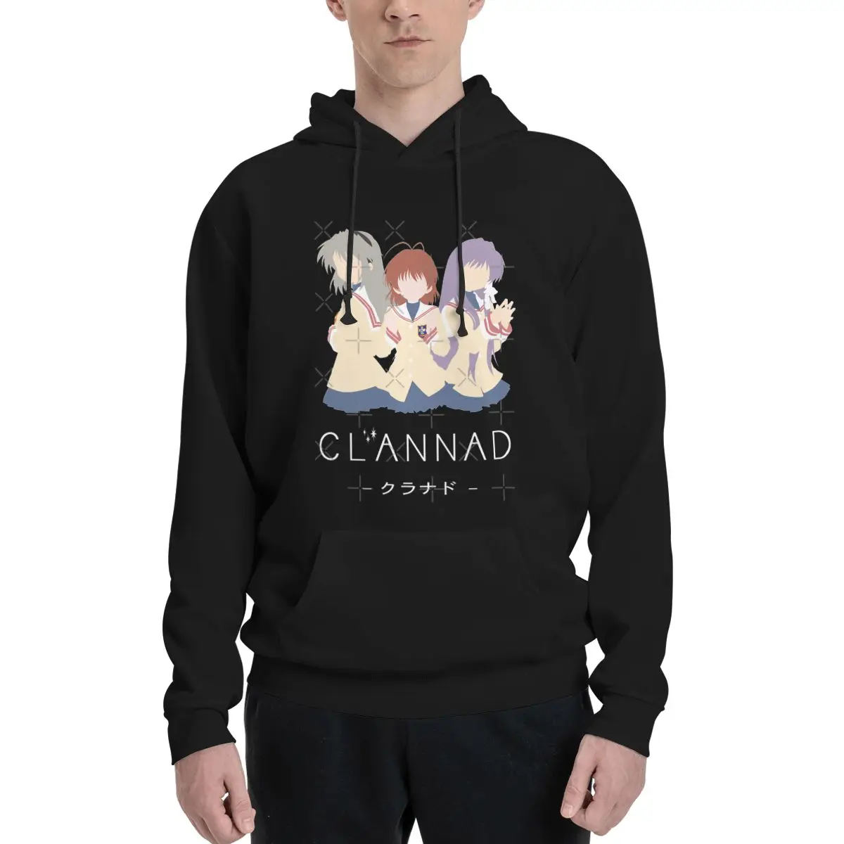 CLANNAD - Nagisa Kyou Tomoyo толстовки с капюшоном в стиле аниме, мужская одежда, толстовка с капюшоном Essentials