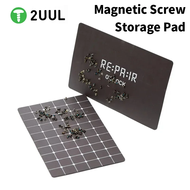 

2UUL ST99 Magnetic Screw Storage Pad Magnetic Storage Pad Tool Is Suitable for Mobile Phone and Computer Parts Screw Storage