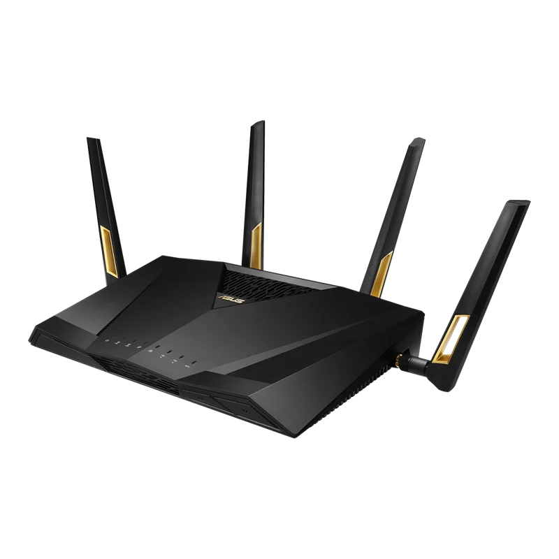 ASUS-Roteador WiFi de Banda Dupla, RT-AX88U, AX6000 802.11AX, Wi-Fi 6, 6000Mbps, MU-Mimo, OFDMA, AiMesh para Casa Inteira e AiProtection