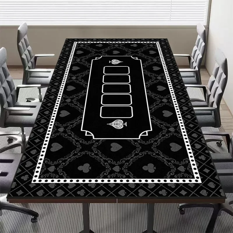 

Leather Desk Pad Protector Poker Gaming Board Game Mouse Pad Office Desk Mat Waterproof Non-Slip PU Desk Blotter Pad