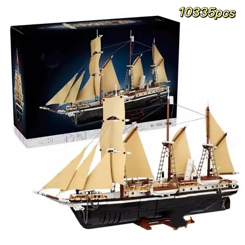 

2025 Hot Sale Building Blocks Explorer Sailing Ship Children's Toy Birthday Gift