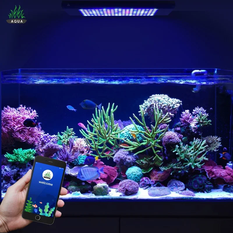 

WEEK AQUA aquarium light manufacturers blue reef light led aquarium marine coral light salt and water lamp for red sea reef tank