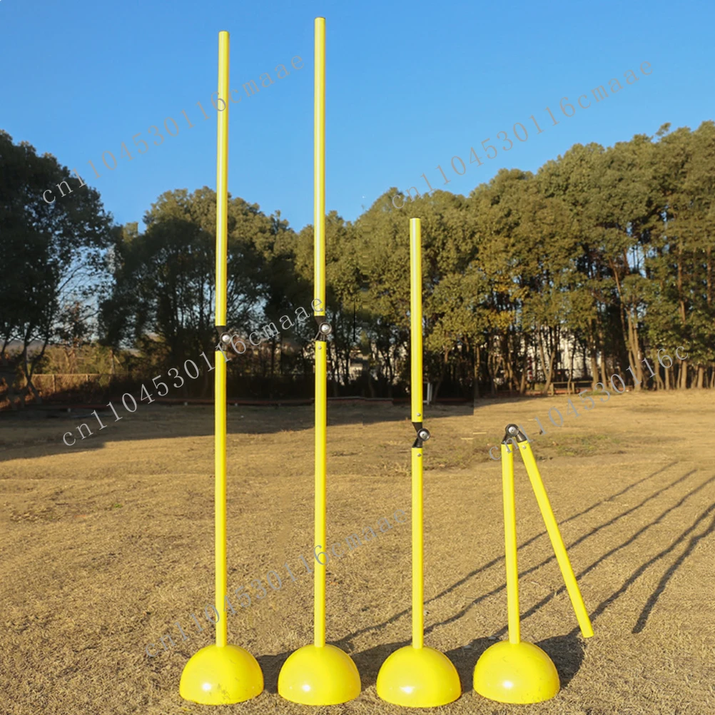 NEW 2Pcs Training Equipment Soccer Drill Equipment Football Agility Poles Aids Sign Pole Hurdling