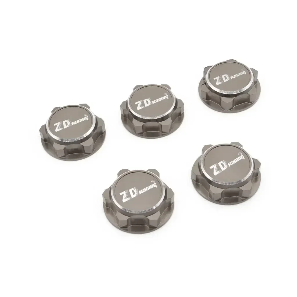 ZD Racing EX07-tuercas hexagonales de rueda de aluminio de 17mm, a prueba de polvo, antideslizantes para 1/8, 1/7, Taxs, x-maxx, Summit, e-revo, ARRMA, Buggy, camión RC