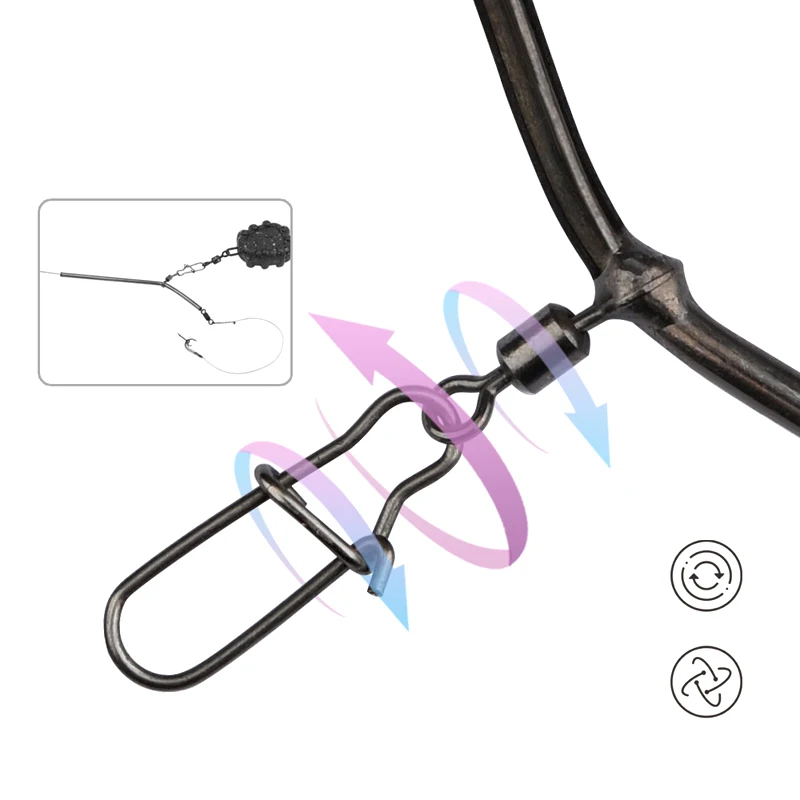 

5 шт., разъемы для балансировки рыбалки, 5/7/9/12 см, маленький стиль, латунная трубка, рыболовные снасти, защита от запутывания, кормушка, аксессуары для рыбы