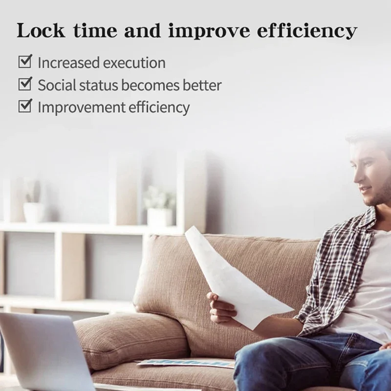 2X Smart Time Lock LCD Display Electronic Timer Switch USB Rechargeable Timer Padlock Travel Electronic Timer-Qing