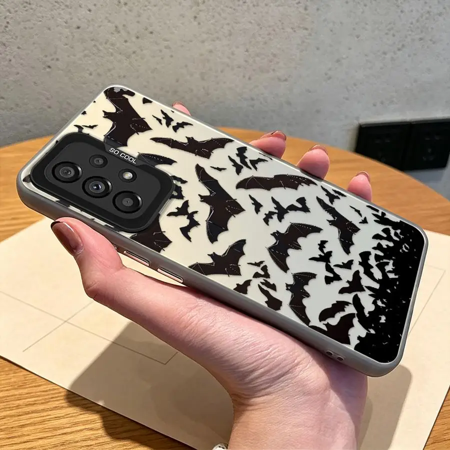 Bat Seamless Print Phone Cover Case for Samsung Galaxy A31 A07 A17 A54 A56 A23 A57 A25 A12 A72 A71 A14 A34 A37 A51 A04 A26 A50