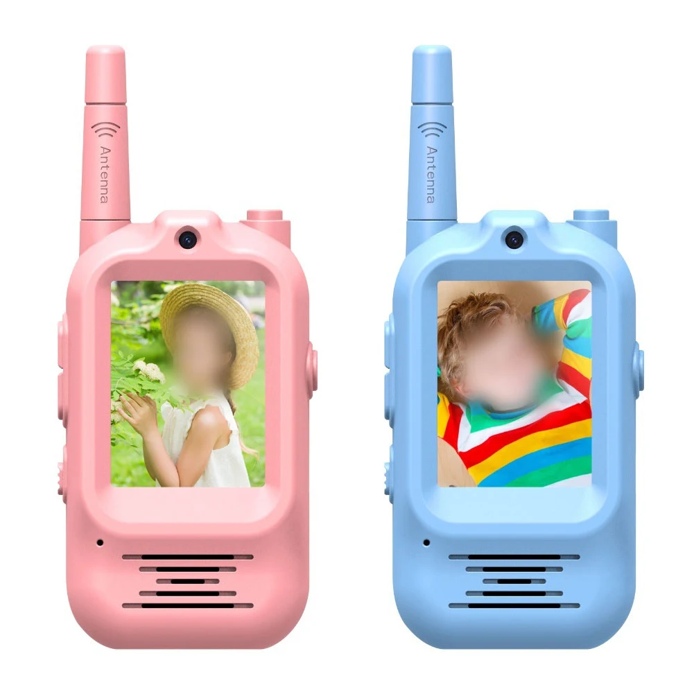 HD Camera Video For Walkie Talkie Toy for 3-12 with Voice Changer Long Range Call Function for Outdoor Adventures and Play