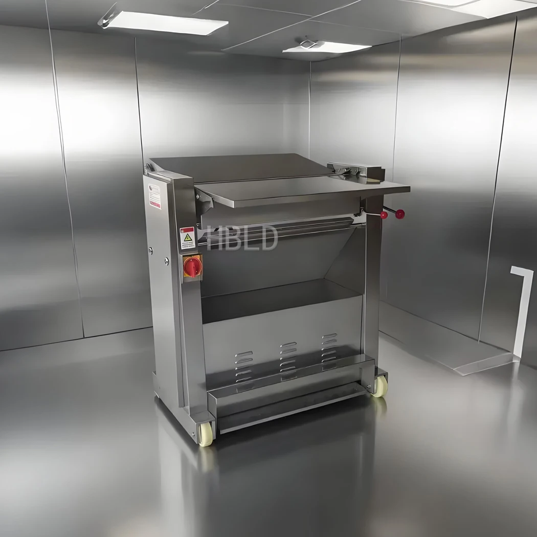 300 Type Pork Peeling Machine, Commercial Pork Skin Remover 370W Butchery Equipment for Fresh Pork Skin Stripping Processing