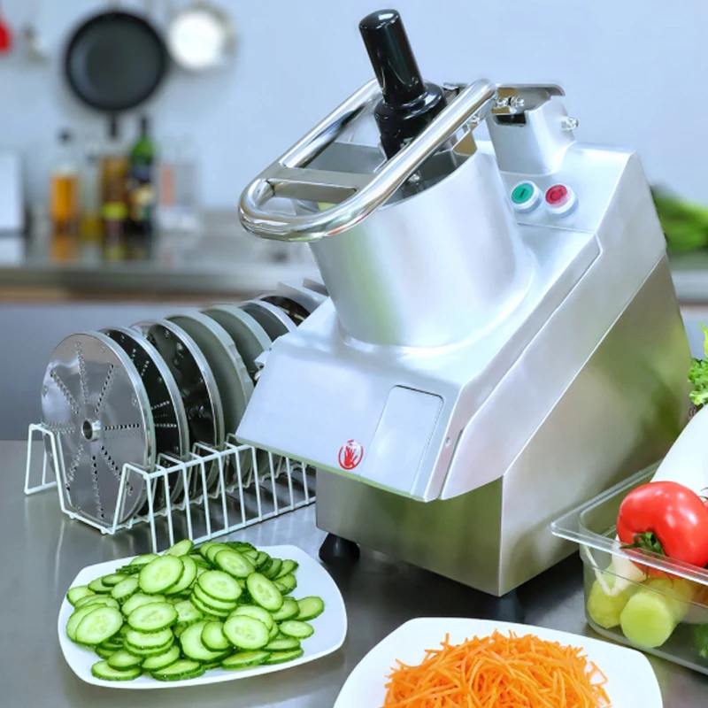 Vegetable Cutter Commercial Multi-functional Potato Ginger Hawthorn Electric Carrot Slicer Cucumber Shredder Radish Dicer