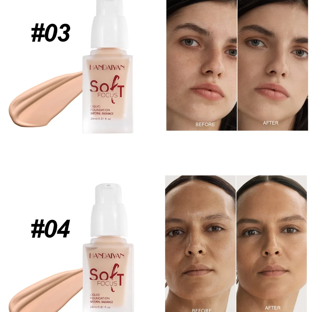 Fondotinta per il viso Base per il trucco CC Cream Liquid Concealer Whitening Moisturizer Oil-control cosmetici idratanti a lunga durata