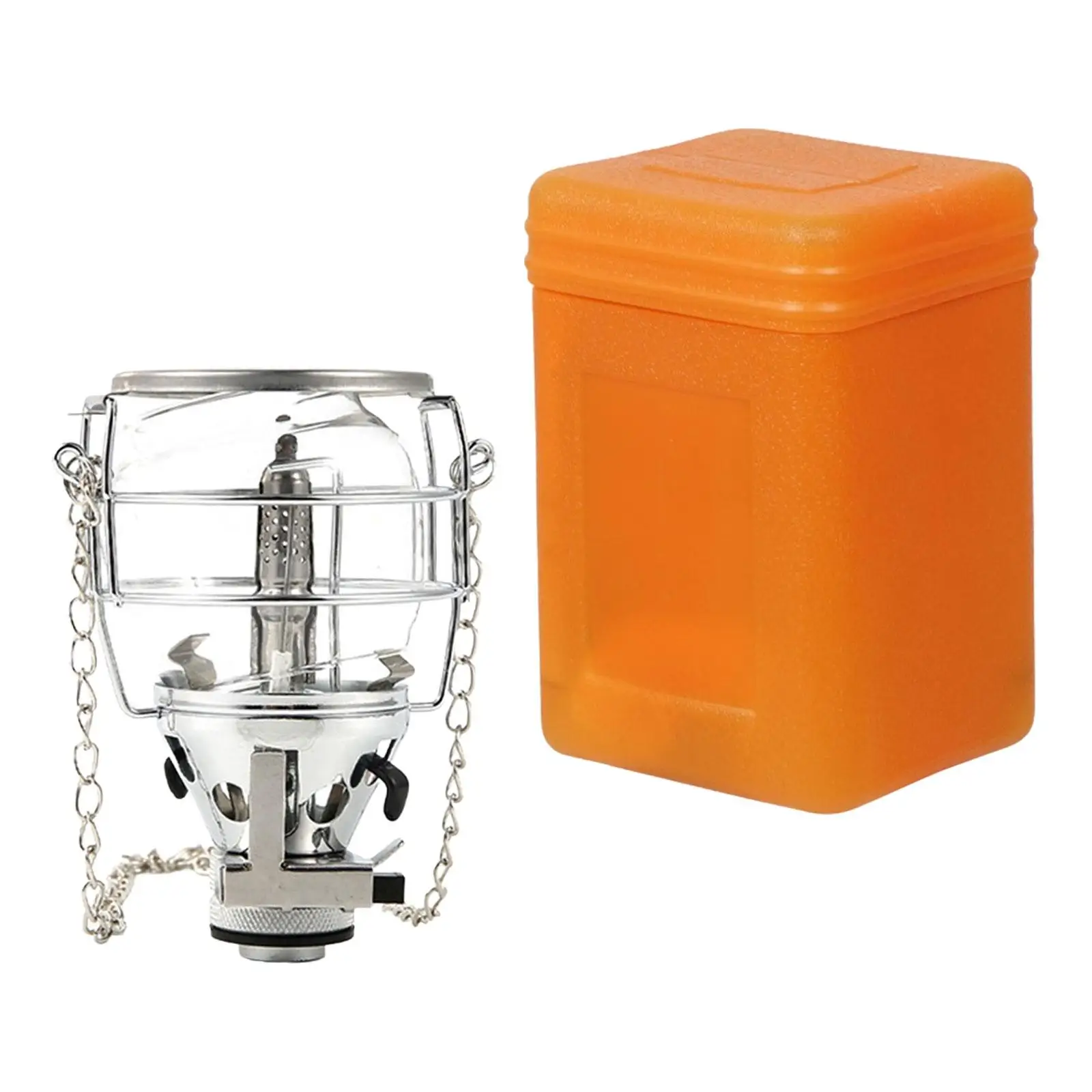 Compact Gás Lantern, Fuel Lamp, Lighting Gear com Storage Case, Pendurado ajustável