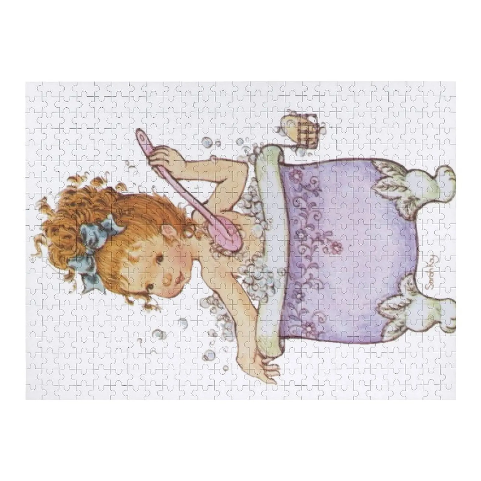 

Сары Кей - Пазл «Час ванны» Персонализированное имя Деревянное имя Персонализированный пазл на заказ