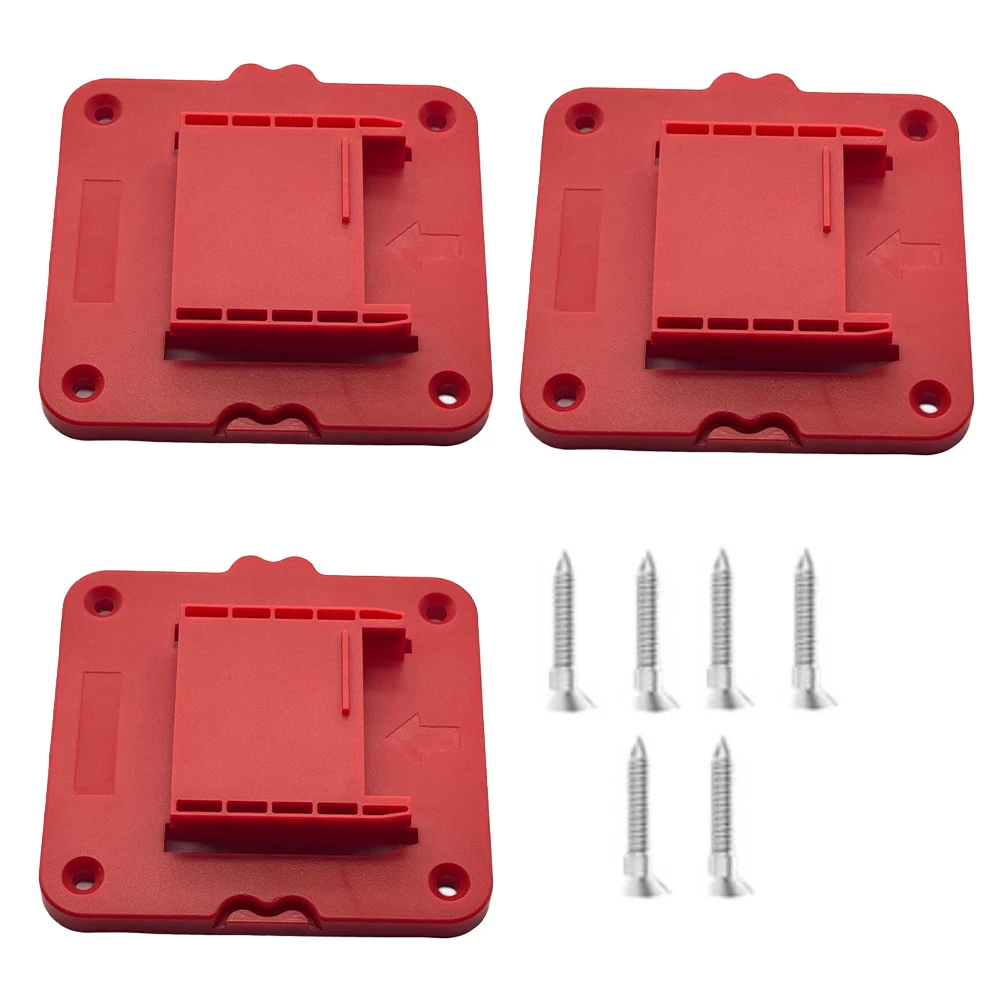 Hanging Bracket for Craftsman 20V Tools Plastic Wall Mount Tool Organizer Space Saving Storage Solution 92.5x90mm Red