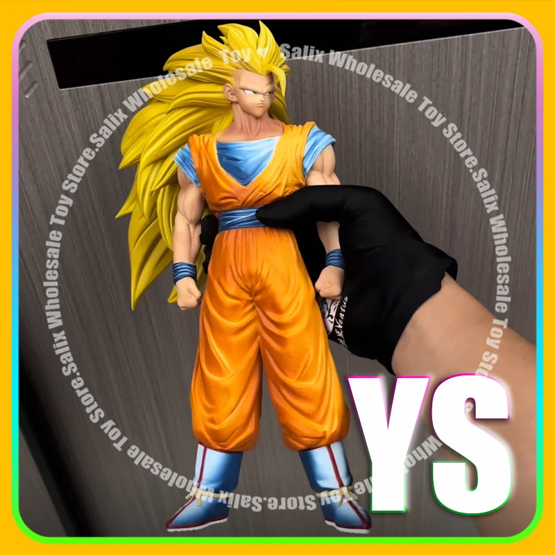 

New YS Studio YS Toys Dragon Ball Son Goku Figurine SSJ3 Goku SSJ2 Goku Figurine Super Saiyan 3 Goku Anime Figure Toys