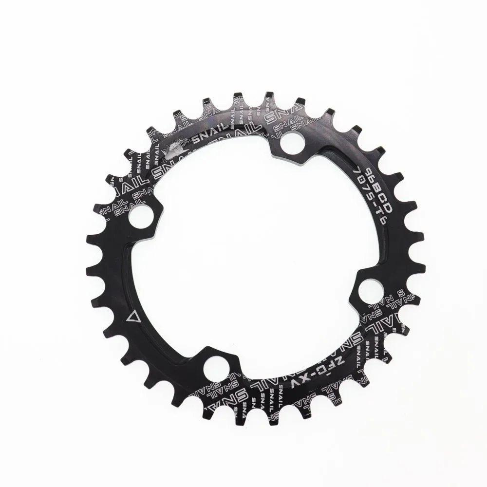 SNAIL Round Crown Bcd 96 32T 34T 36T 38T Chainring Single Crown Mtb for NX  X1 M4000 M4050 Monoplate Mtb Dish