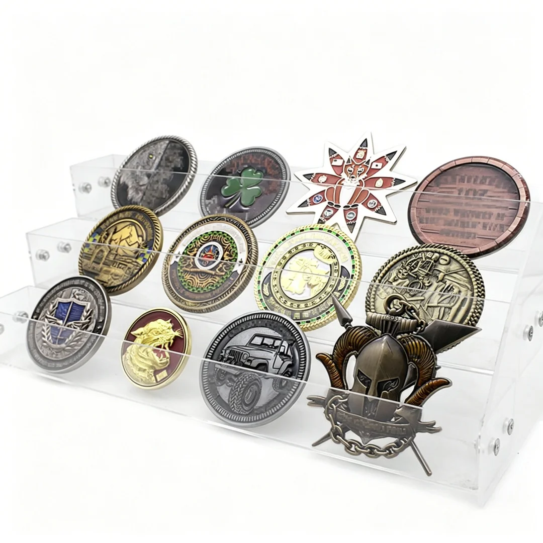 

Personalization Custom Pattern 3D Metal Enamel Coins Plated Double Sided Souvenir Challenge Coin