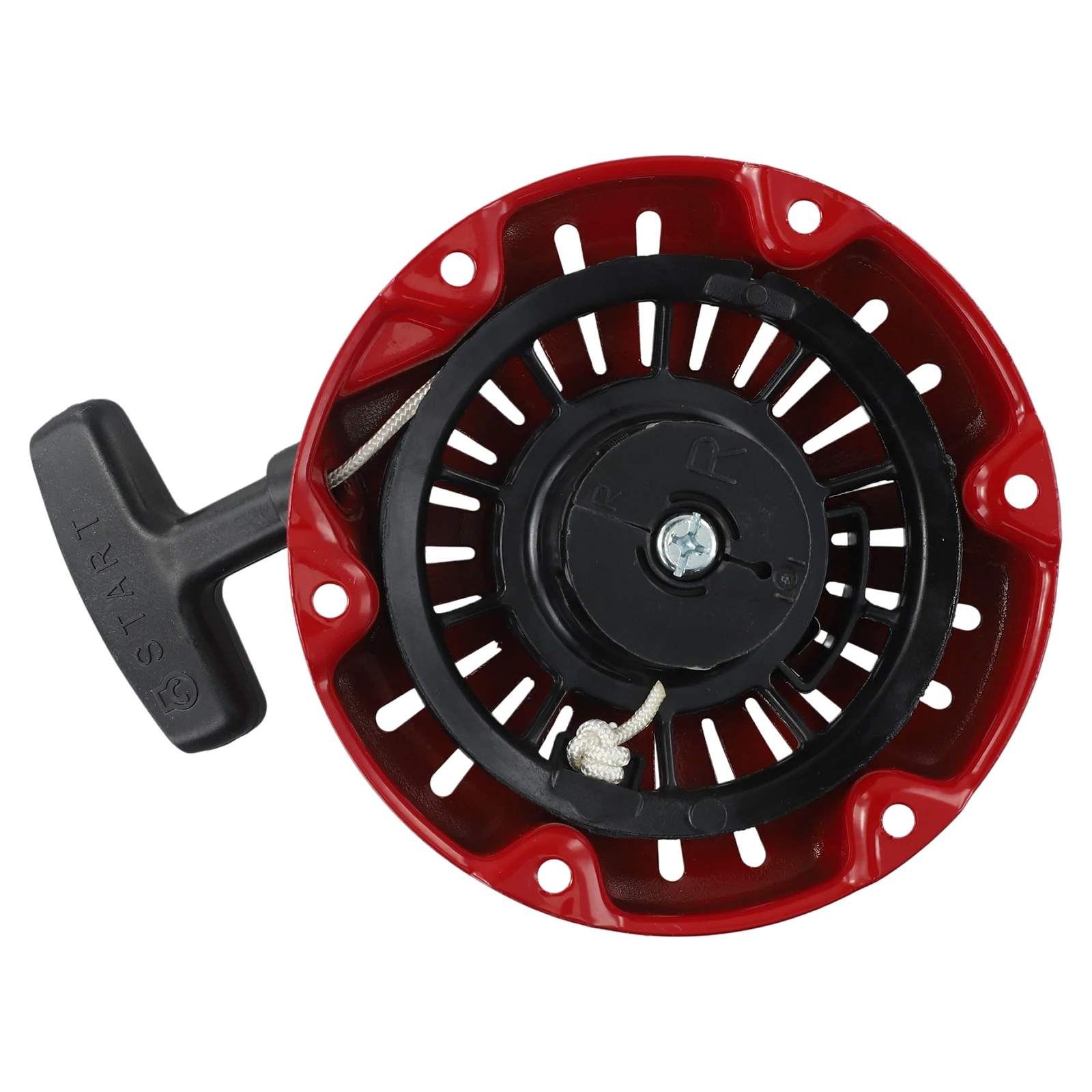 Pull Recoil Starter Generator Parts Red Replacement Spare Start Tools Turf Cutters 1Pcs Assembly Chainsaw Equipment