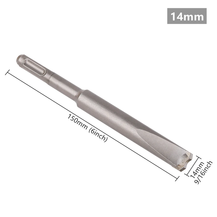Ve- broca de carboneto de tungstênio, 10/12/14mm, s, shancom haste, length, comprimento de 150mm para tijolo, pedra, concreto, mármore