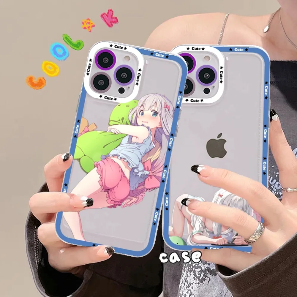 Cute Girl Izumi Sagiri Phone Case For Samsung A 10 20 30 70 13 21 32 72 22 51 52 53 71 73 32 4g 32 5g Fundas