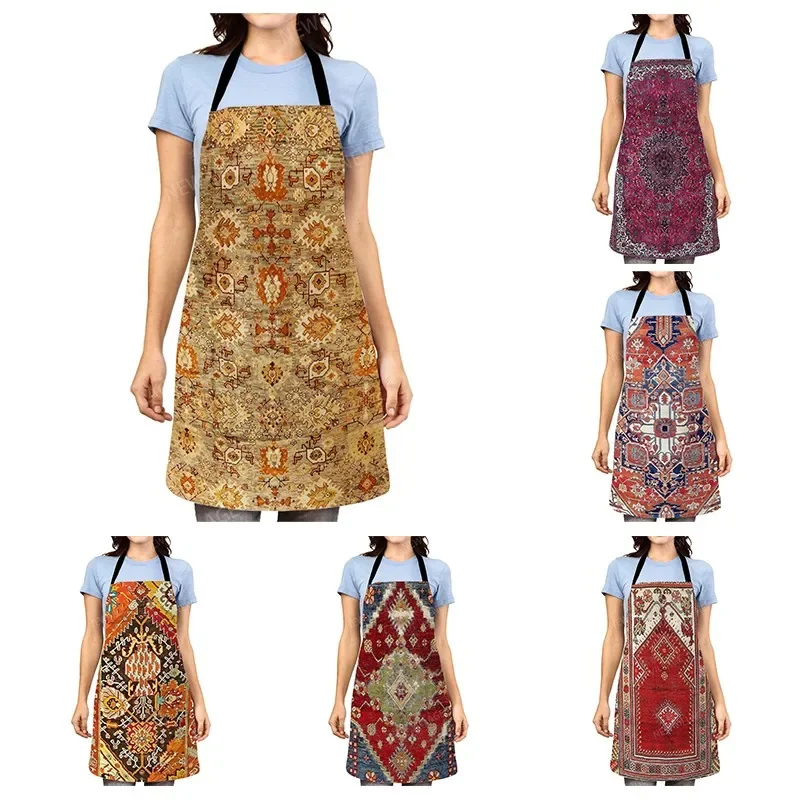 Aesthetic Women kitchen apron original Children Waterproof girl custom man waiter work apron oil proof Morocco vintage Persia